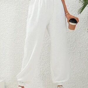 Princess Polly White Jogger Track Pants